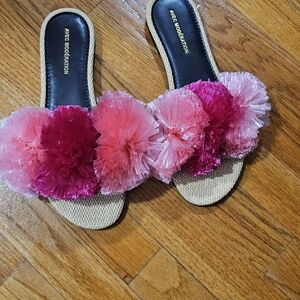 Avec Moderation Bora Bora Rafia flats